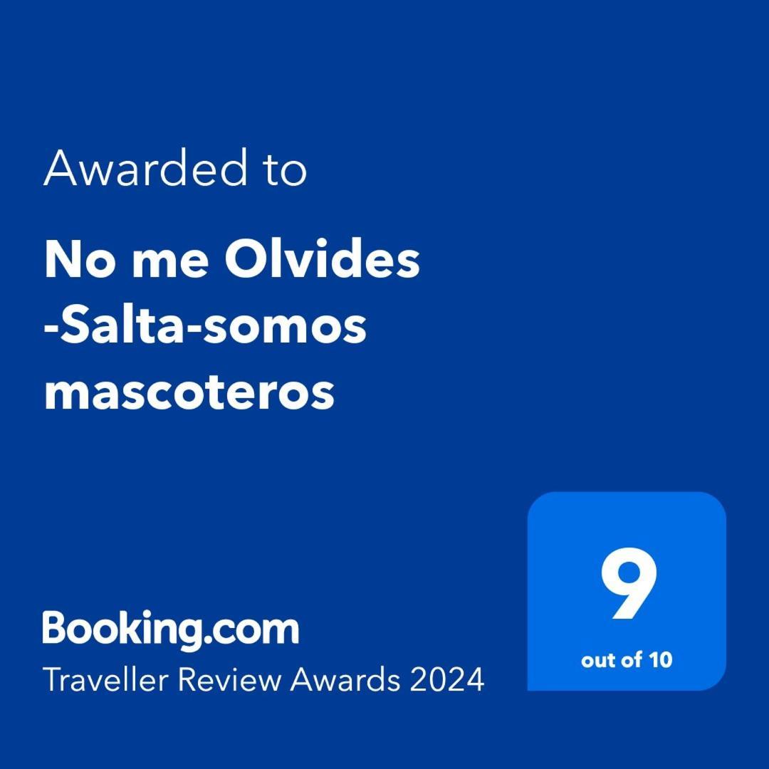 Апартаменты No Me Olvides -Salta-Somos Mascoteros Экстерьер фото